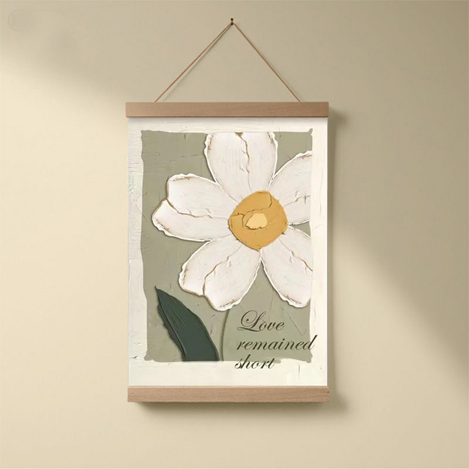 바이데 트렌디한 디자인의 두꺼비집 배전함 가리개 그림 행잉 포스터, 플라워타입 I