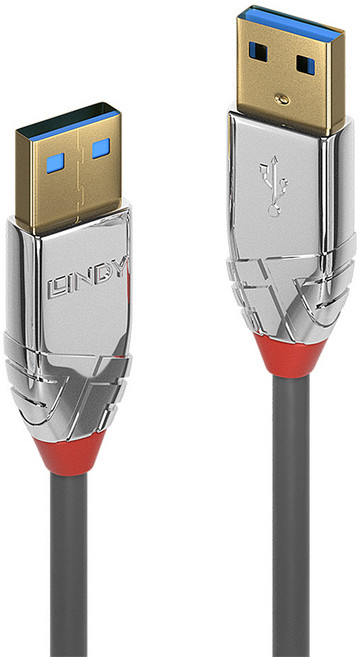LINDY 林帝 CROMO USB3.0 Type-A/公 to 公傳輸線, 3m, 1條