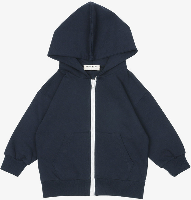 Rainbow Kids 兒童蠟筆口袋連帽拉鍊外套