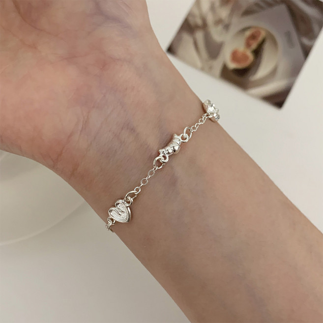 스타일플래닛 여성용 크로아상 도넛 와플 디저트 팔찌