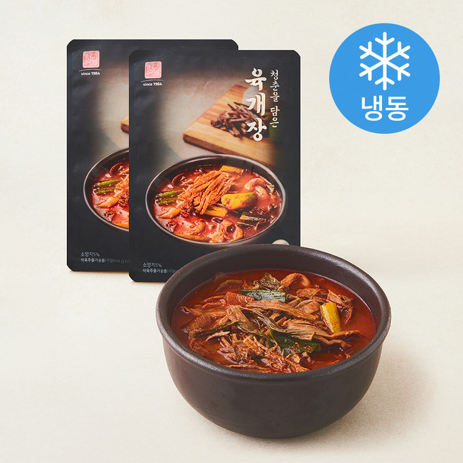 청춘을담은 육개장 (냉동), 600g, 2개