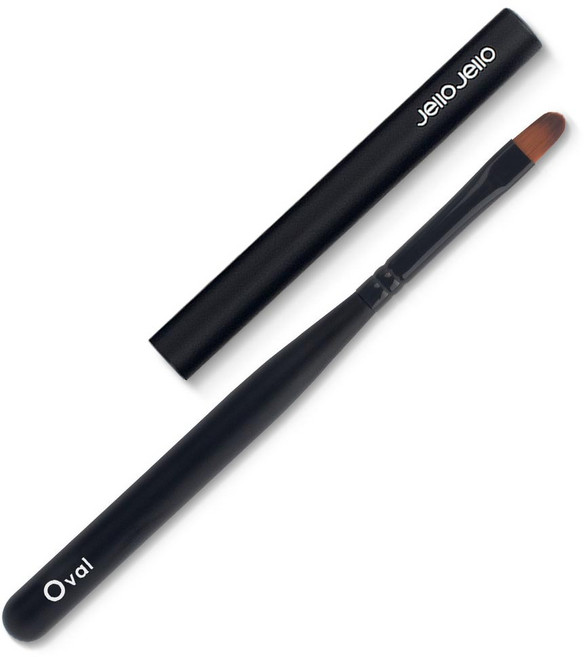 젤로젤로 플렉서블 오벌 네일 브러쉬, 1개, 혼합색상