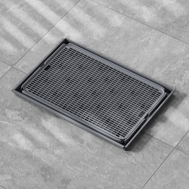 파스텔펫 반려동물 블록 사막화방지 발판, 차콜, 1개