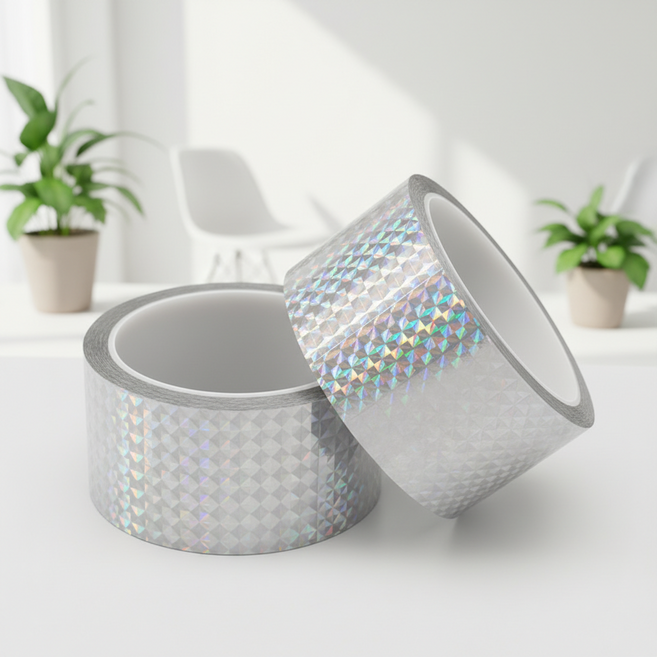 조인메이드 조류 퇴치 과수원 반사 테이프 B 48mm x 80m, 2개