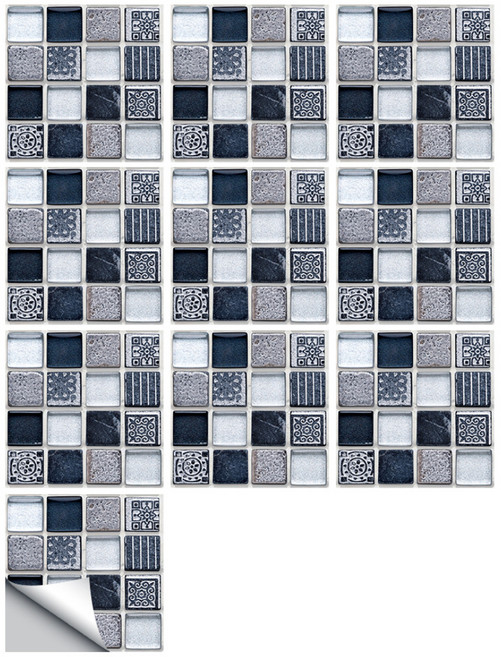 P31 馬賽克磁磚壁貼 10入, 05