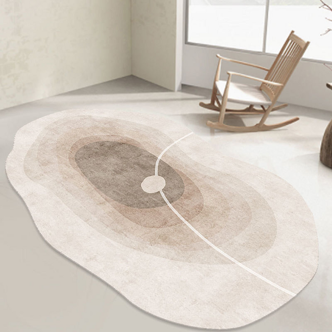 네오펀 와비사비풍 거실 인테리어 크리스탈벨벳 러그 스타일 D