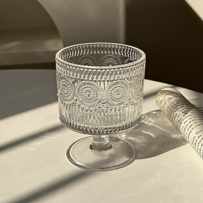 맙소샵 위스키 홈카페 인테리어 무드 유리컵 D 280ml SH339, 2개