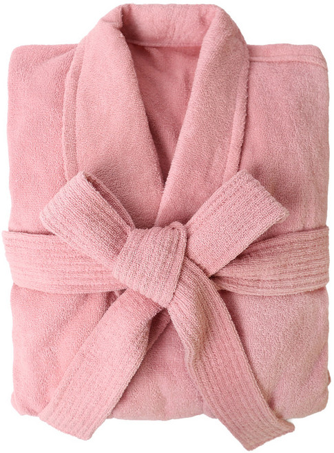 송월타월 40수 노카 라이트 바스 로브 가운, 핑크