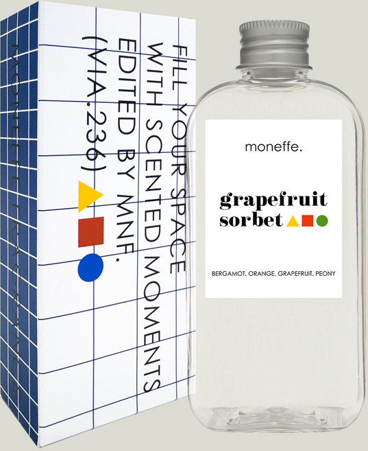 디퓨저 리필용기 세트, 그레이프프룻 소르베, 1세트