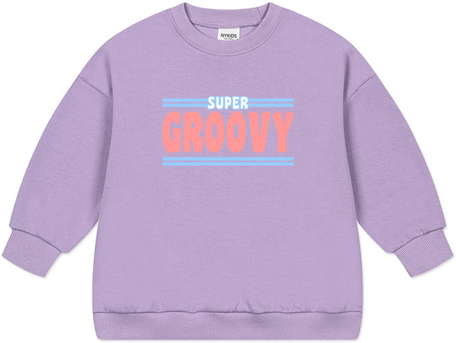 뉴욕꼬맹이 아동용 오버핏 맨투맨 티셔츠 W315