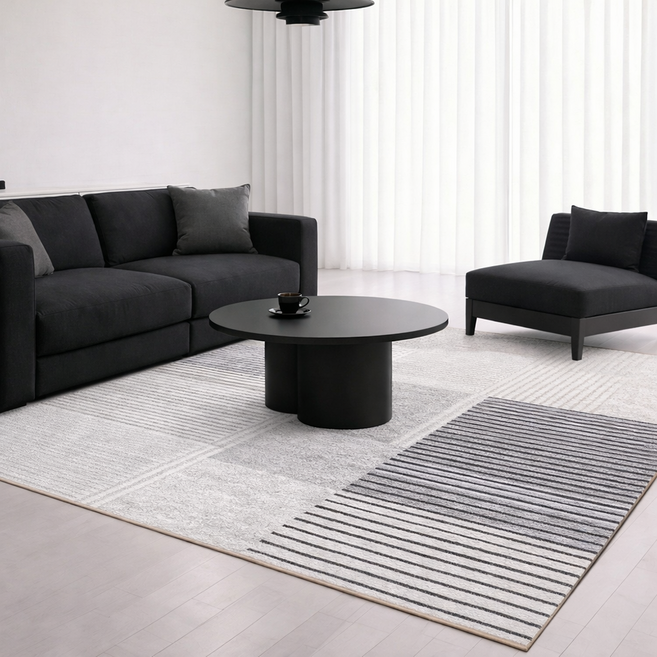 힐링스팟 북유럽 패턴 논슬립 러그