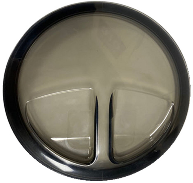 국산 싱크대 배수구 투명 뚜껑, 블랙, 1개