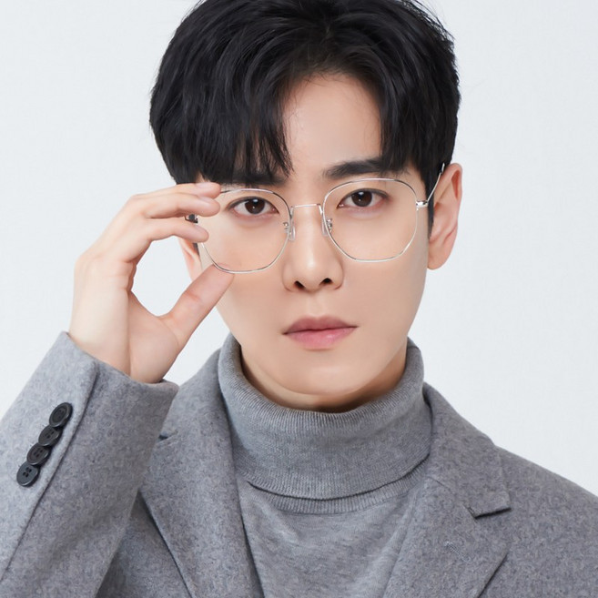 멜라크메 메탈 오각형 레트로 빅사이즈 안경테