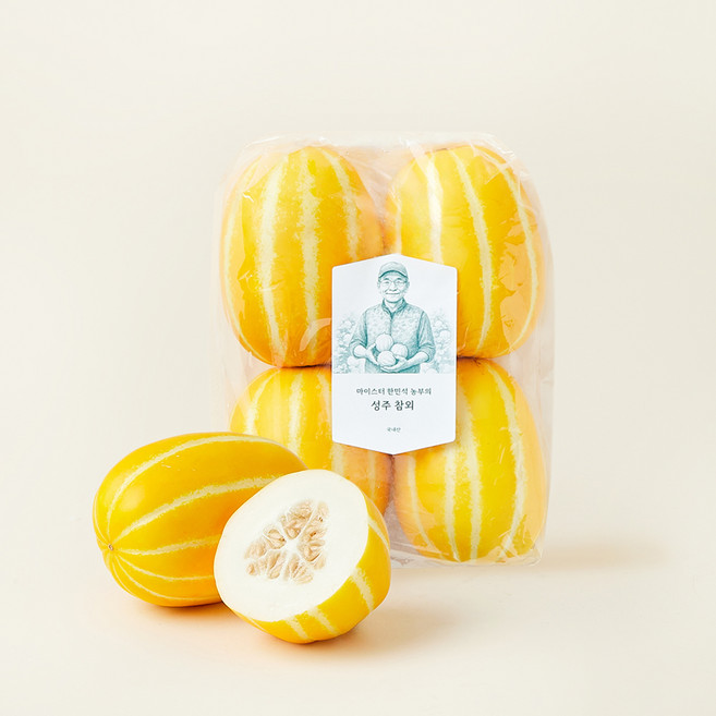 마이스터 한민석 농부의 성주 참외 4~5입, 1.2kg, 1개