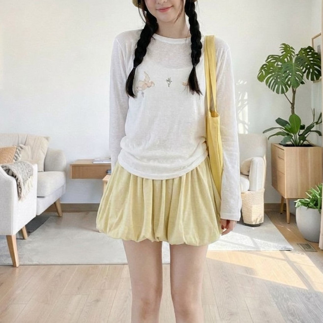 UNHEVE 女款氣球版型布萊爾迷你裙