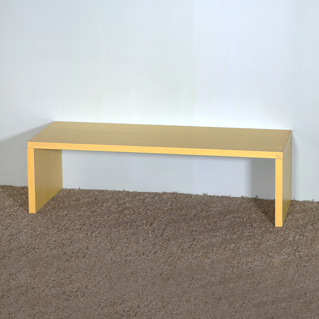 양지가구 양발이 선반, 개나리, 1단