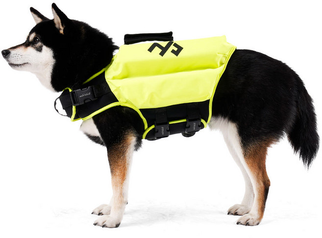 인터라켄커스텀 강아지 인터라켄 프로가드 라이프자켓 구명조끼, 1개, 옐로우