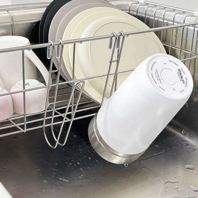 모나코올리브 텀블러 스텐 건조 랙, 1단, 원컬러, 1세트