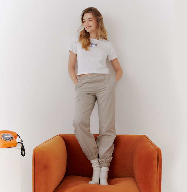 푸마바디웨어 여성용 홈웨어 조거팬츠