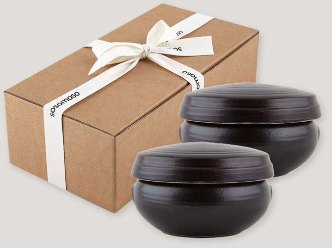 소소모소 미니 장독대 소금 항아리 선물세트 중 2p, 1세트, 단품