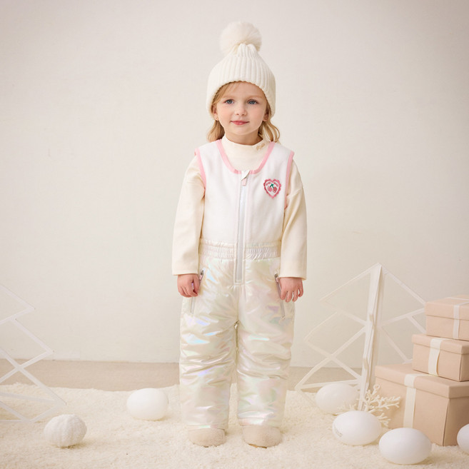 몰리멜리 뉴키즈온 러브체리 오로라 방한 스키팬츠