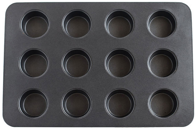 큐트미 실리콘 코팅 머핀틀 12구 MP181, 1개