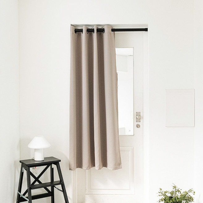 생활백서 공간분리 암막 가림막 커튼 숏 압축봉 1단계 풀세트