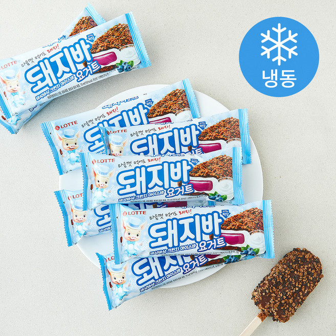 돼지바 요거트 저당 (냉동), 8개, 1개입, 70ml