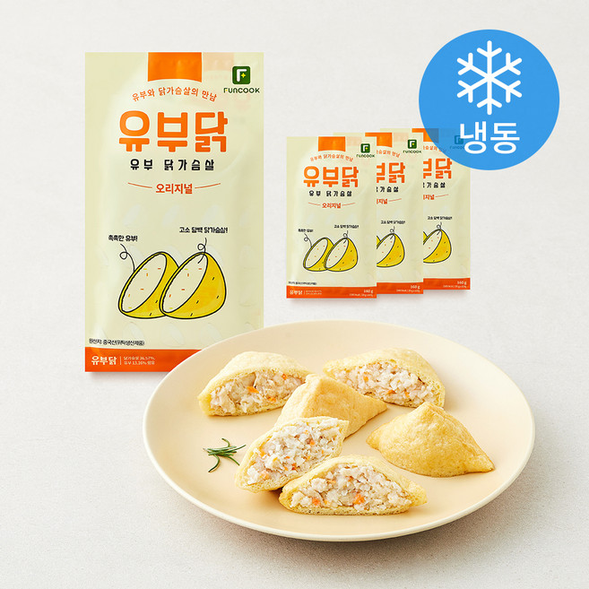 펀쿡 유부닭 (냉동), 160g, 1개입, 4개