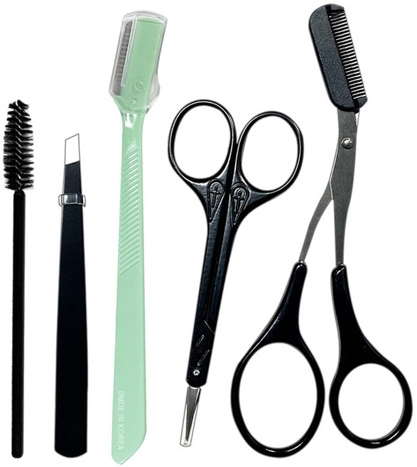 다크니스 눈썹 정리 5종 세트, 1세트