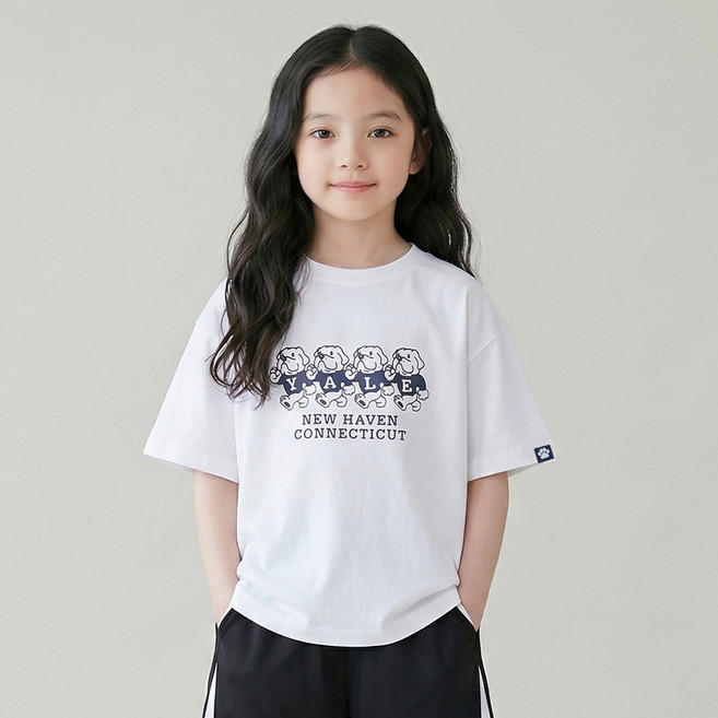 예일키즈 아동용 예일 쿨스킨 핸섬댄 티셔츠 YJPTHSF23460