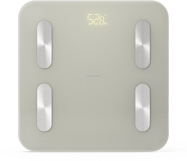 무아스 스마트 체성분 체중계, MBCS3, 베이지, 1개