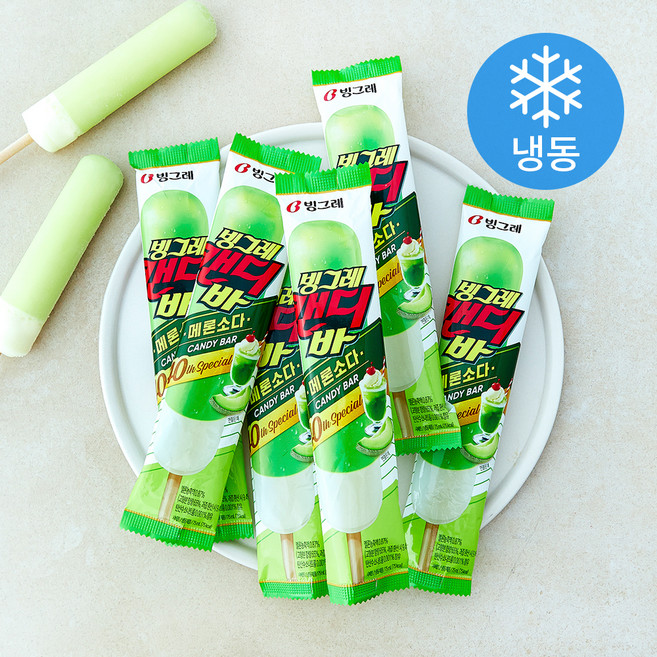 캔디바 메론소다 (냉동), 75ml, 8개입, 1개