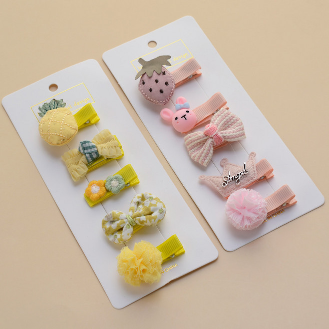 HanNal 兒童用Yomi防滑髮夾10入組