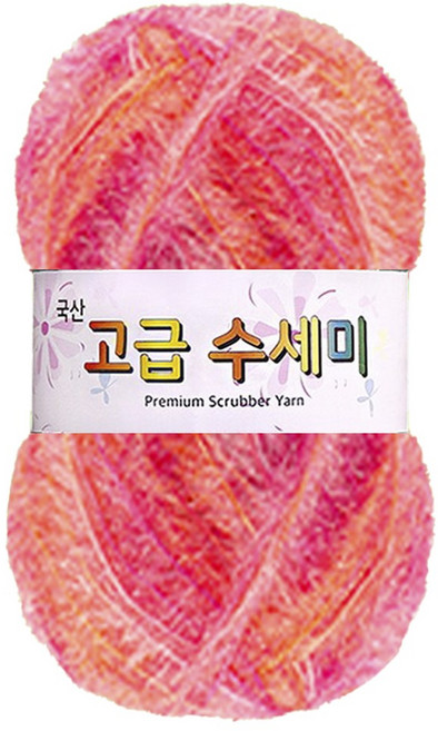 yarna 고급 수세미 뜨개실 나염 80g, 203, 1개