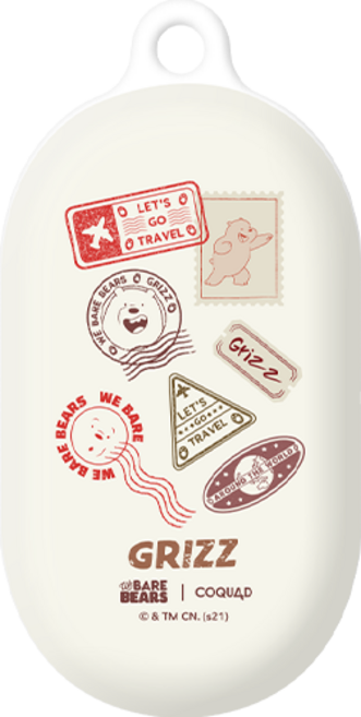 코쿼드 위 베어 베어스 우편 버즈 하드케이스, 그리즈 우편