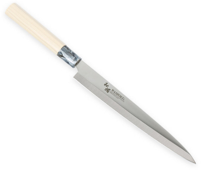 니켄 와쇼쿠 나무 손잡이 사시미, 혼합색상