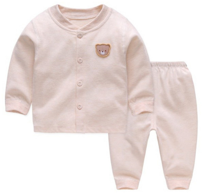 조이멀티 엠케이 아동용 파스텔 패치 곰돌이 긴팔 실내복