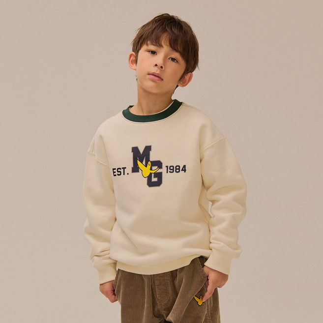 MARK GONZALES KIDS 男童 Angel Ringer 刷毛保暖大學T