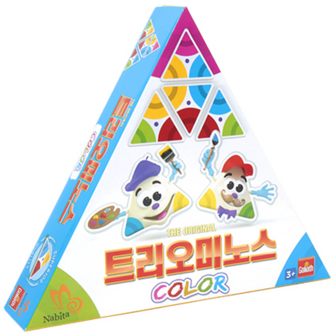 골리앗 트리오미노스 컬러 도미노 보드게임 한글패키지 GT60616, 혼합색상, 1개