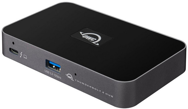 OWC USB-C 썬더볼트 4 허브, 블랙, 1개