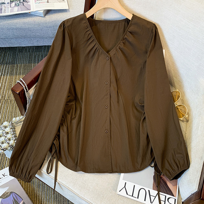 포플러앤씨 여성용 드벨라 빅사이즈 블라우스 P25FBL070826