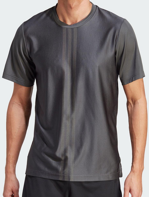 아디다스 HIIT 워크아웃 3-스트라이프 반팔 티셔츠 IJ9113