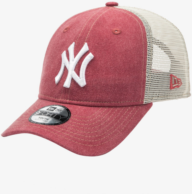 뉴에라 아동용 MLB 뉴욕 양키스 워시 언스트럭쳐 볼캡 1466648