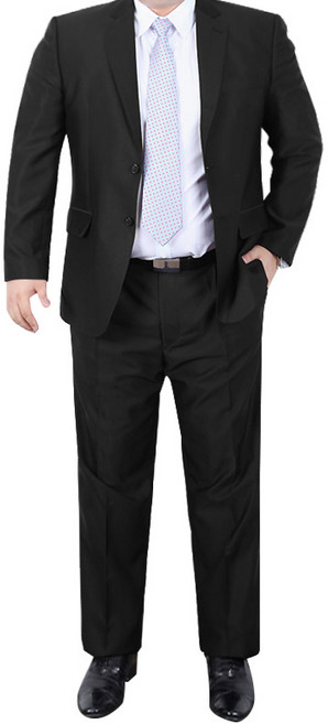 제제옴므 남성용 빅사이즈 포멀 은은한광 원턱 투버튼 수트 상하의 세트