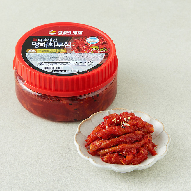 천년의반찬 속초명인 명태회무침, 400g, 1개
