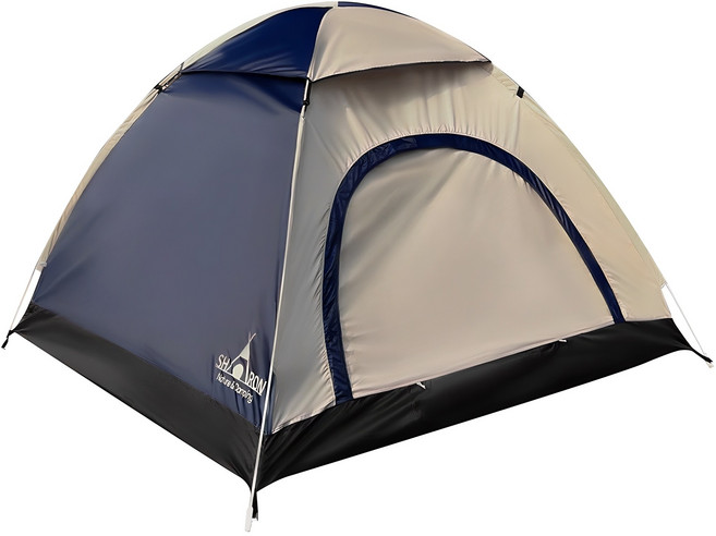 Sharon 自然露營一鍵式防水帳篷 海軍藍 3-4人用