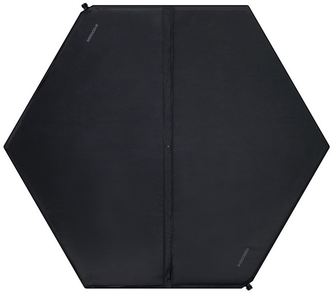 IDOOGEN 六角自動充氣露營空氣睡墊, 黑色