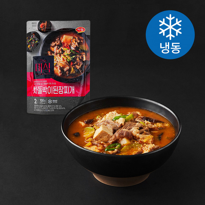 더미식 차돌박이 된장찌개 2인분 (냉동), 700g, 1개
