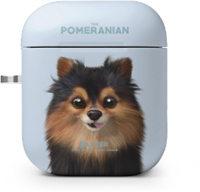 슈가캣앤캔디도기 오리지널 에어팟 1 / 2세대 하드 케이스, 백스터